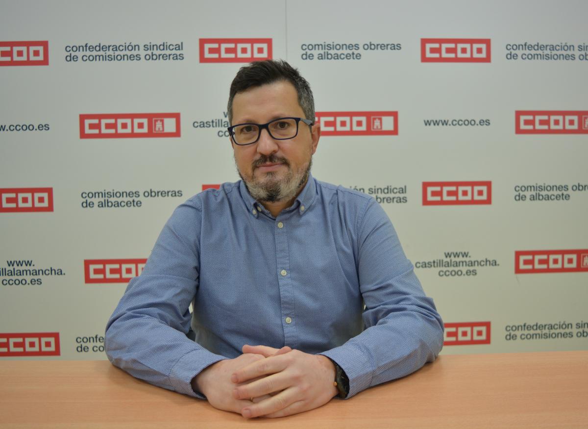 Alberto Jimnez, de CCOO Enseanza Albacete