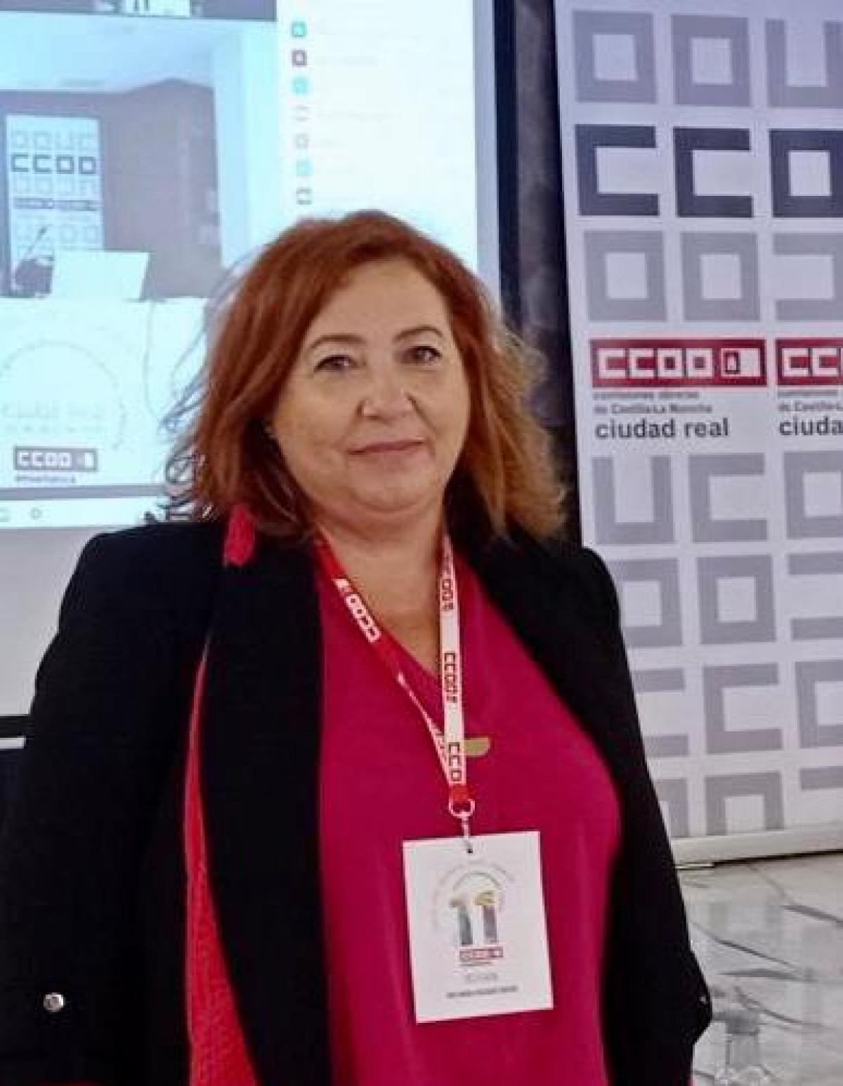 Ana Delgado, secretaria general de CCOO Enseñanza CLM