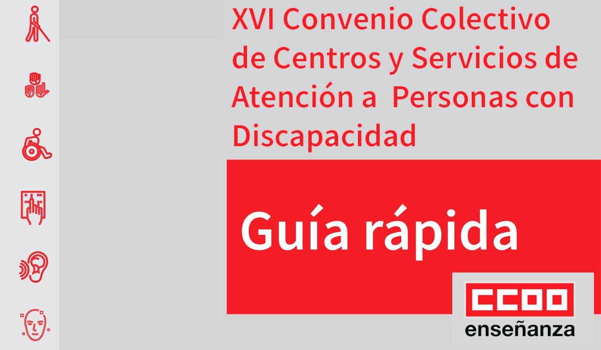 Gua rpida XVI convenio discapacidad