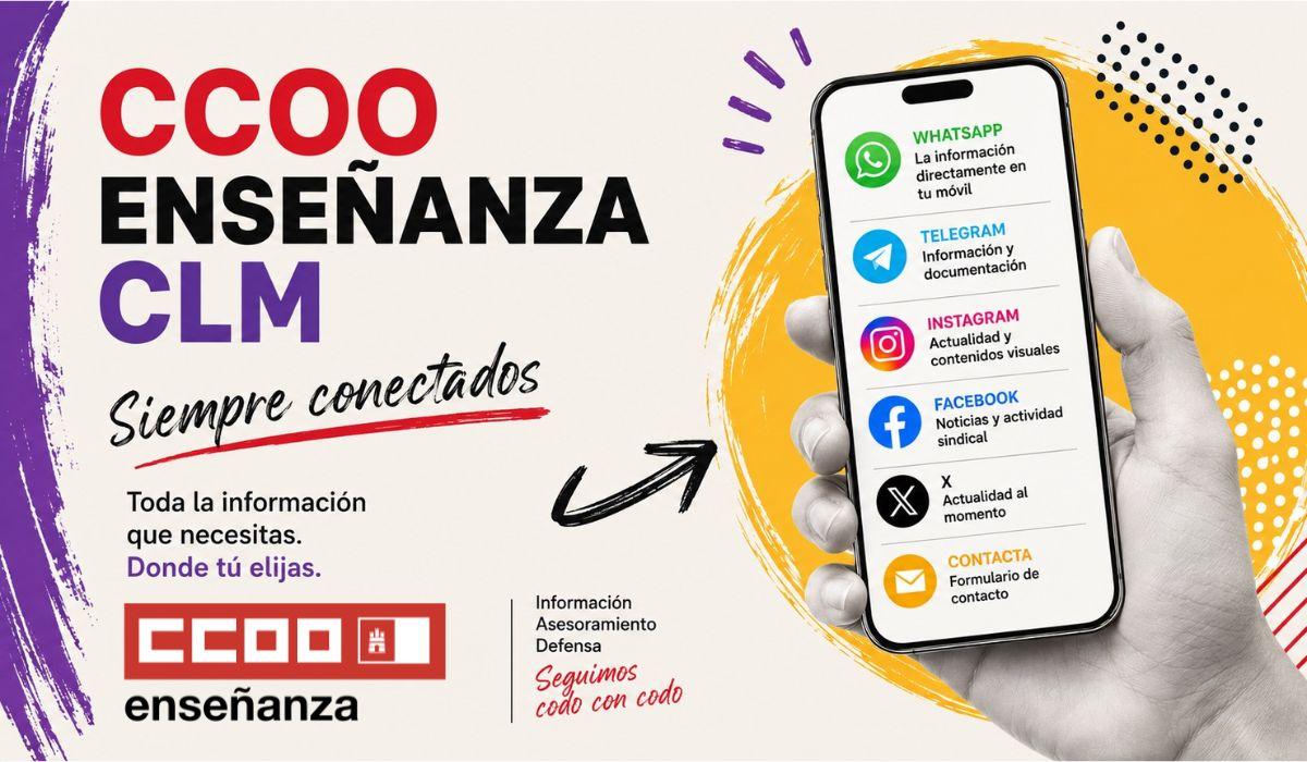 CCOO Enseñanza CLM · Siempre conectados