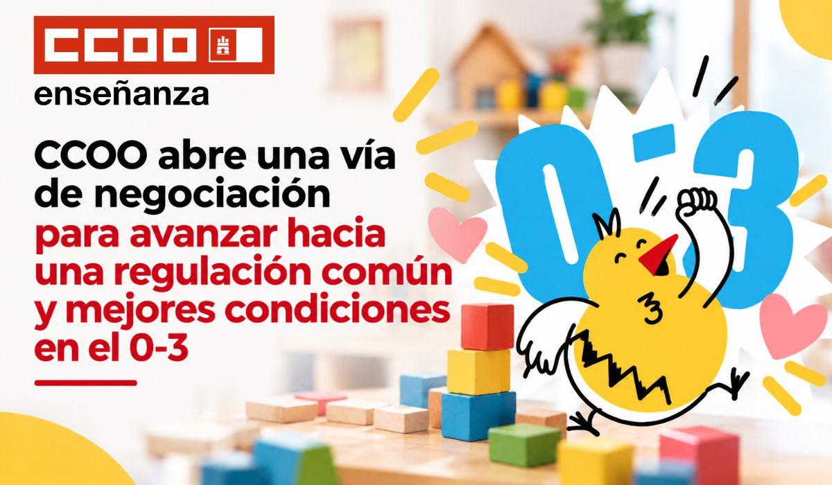 CCOO por la mejora de condiciones en el 0-3