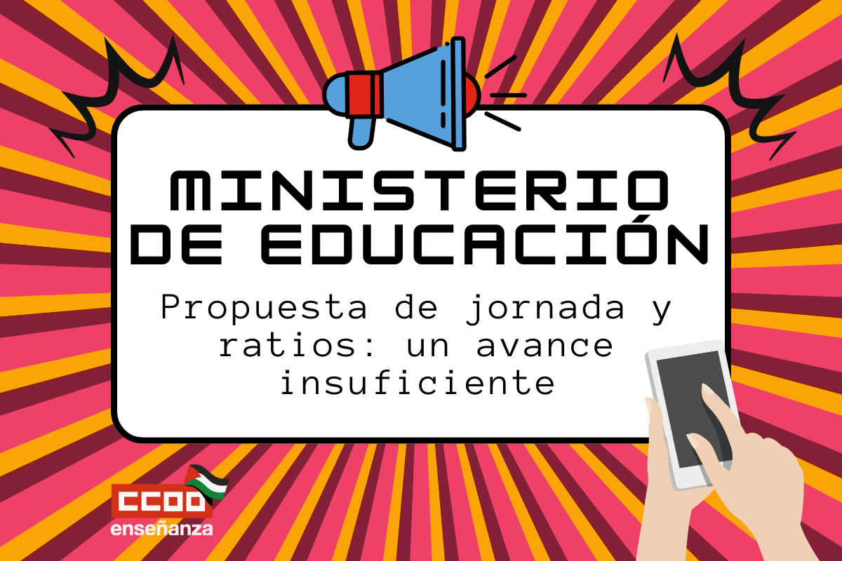 Propuesta de jornada y ratios: un avance insuficiente