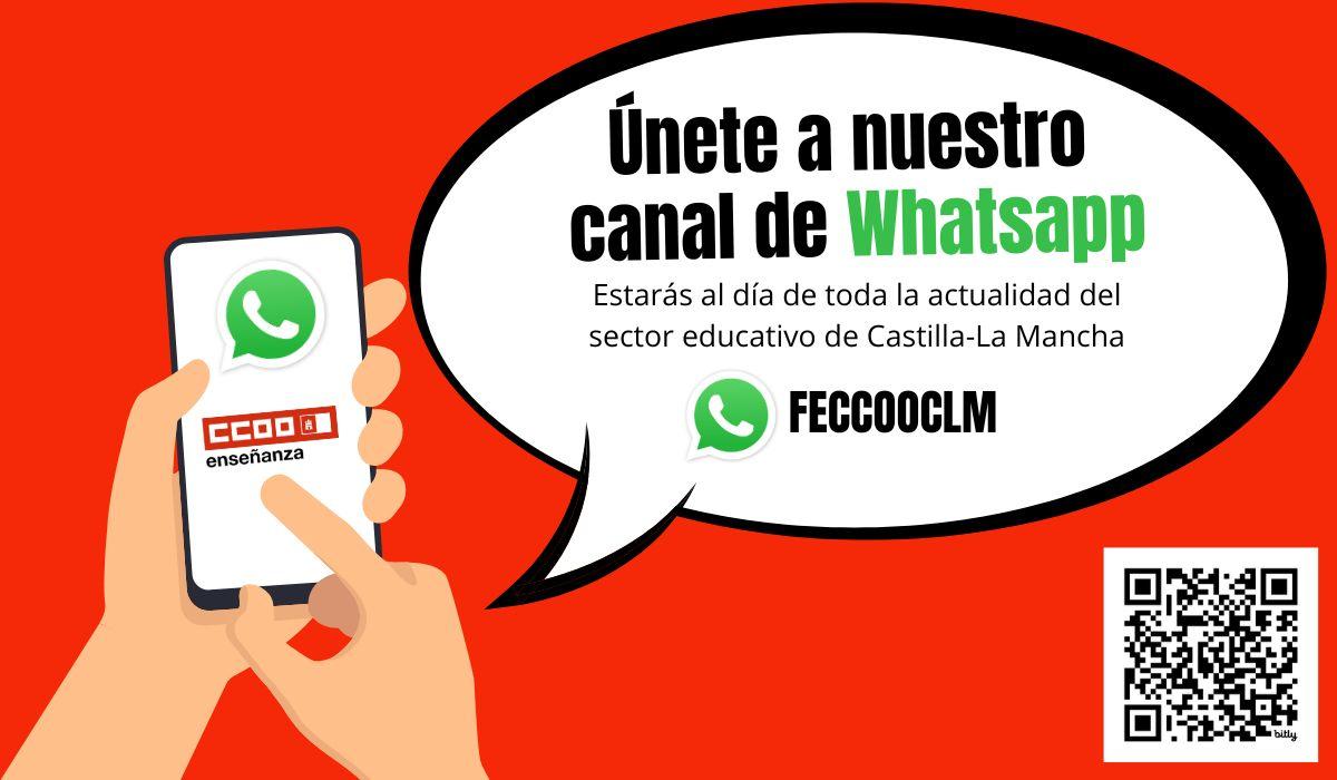 Canal de FECCOOCLM en WhatsApp