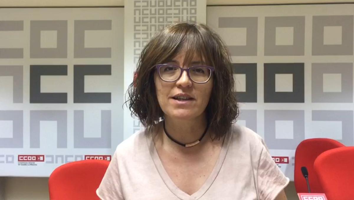 M ngeles Castellanos. Secretaria de Empleo y Polticas Sociales. CCOO CLM