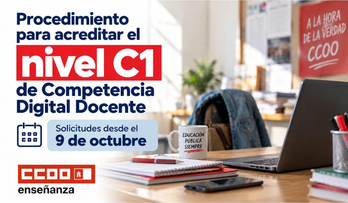 Procedimiento para acreditar el nivel C1 de Competencia Digital Docente