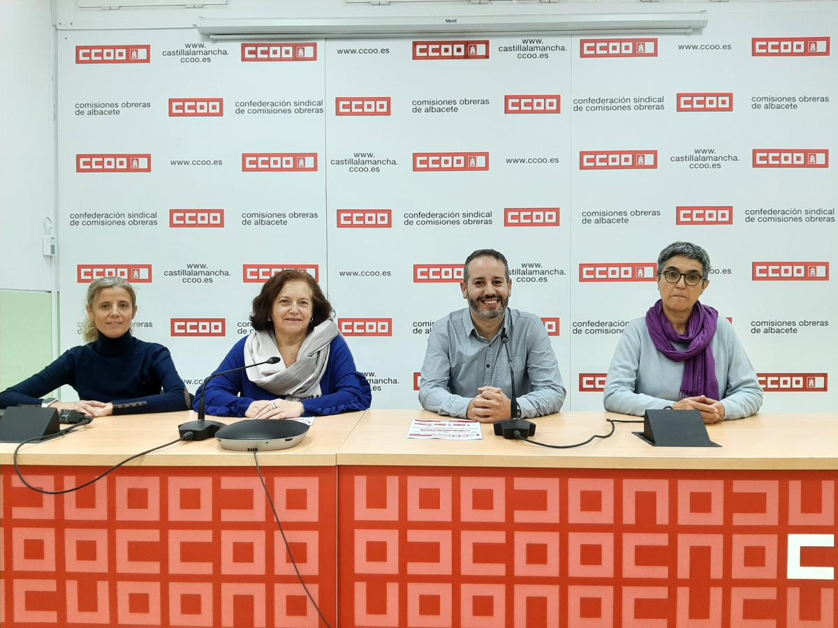 CCOO Enseñanza presenta su candidatura en Albacete para las elecciones sindicales a la Junta de Personal Docente del 1 de diciembre