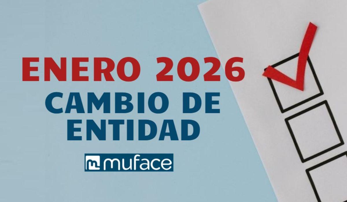 Enero 2026: abierto el plazo para el cambio ordinario de entidad sanitaria en MUFACE