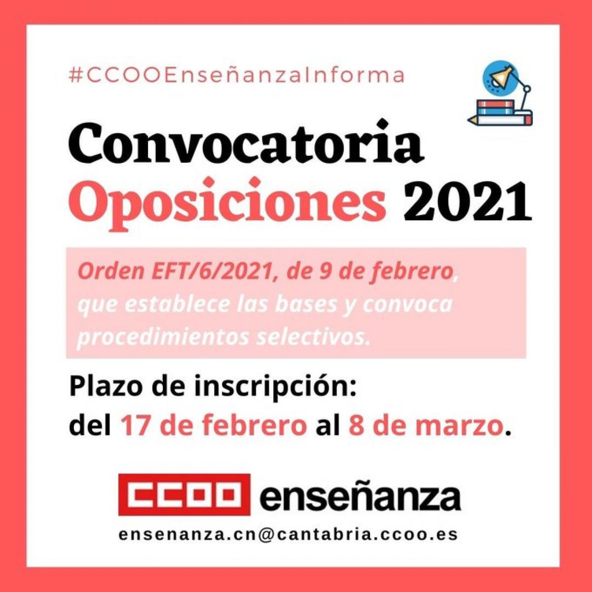 Oposiciones cantabria eemm 2021