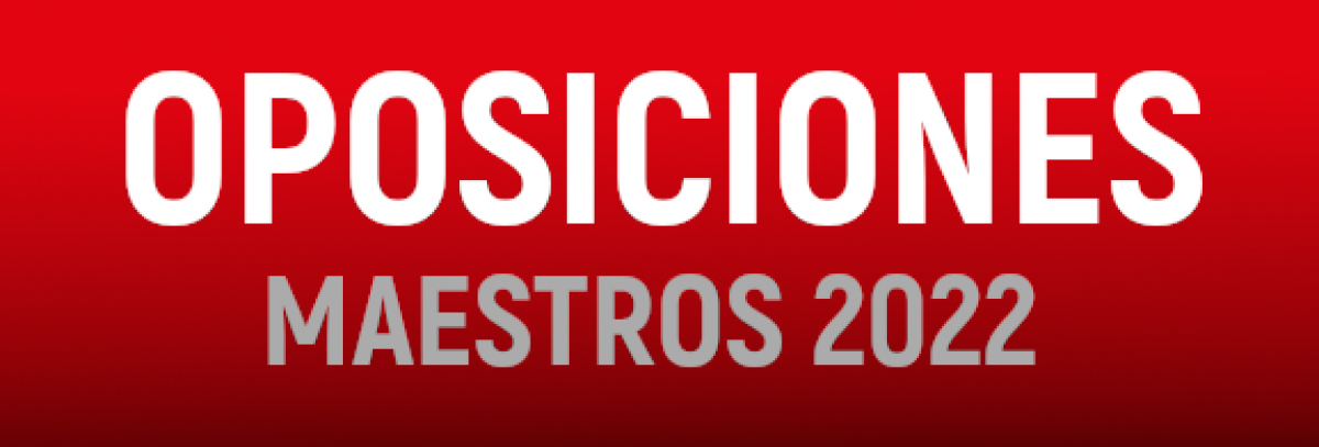 Banner - Oposiciones Maestros 2022