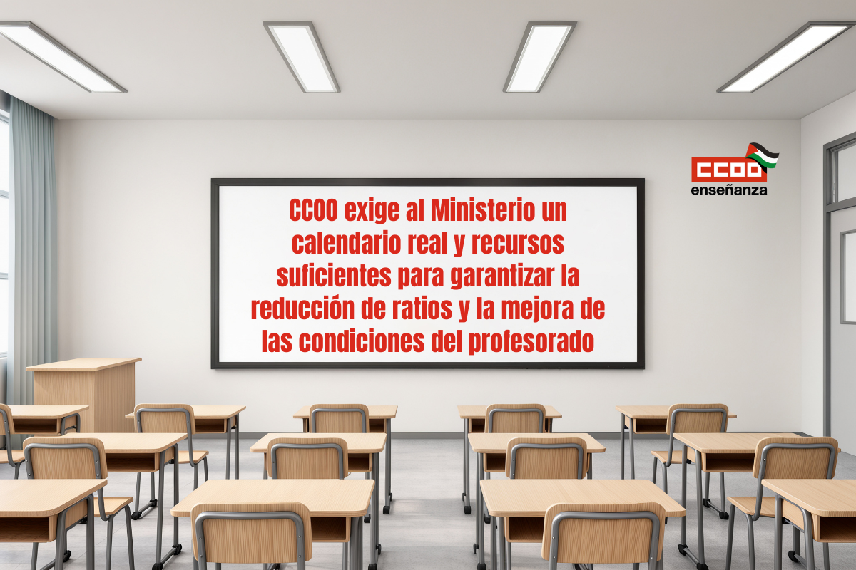 CCOO es la organización que está consiguiendo, con su trabajo y propuestas, las mejoras en las que se está avanzando, pero debemos conseguir más