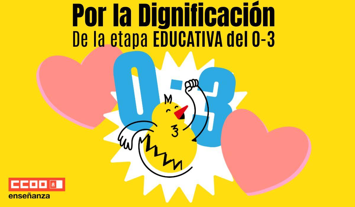 CCOO refuerza la organización de la movilización del 0-3 tras la asamblea de Escuelas Infantiles y llama a la participación del sector