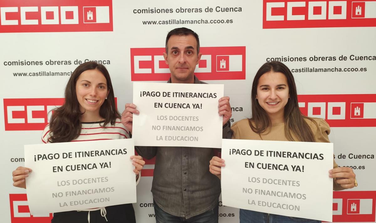 CCOO Enseñanza Cuenca ha conseguido que se abonen las itinerancias a las y los docentes de la provincia
