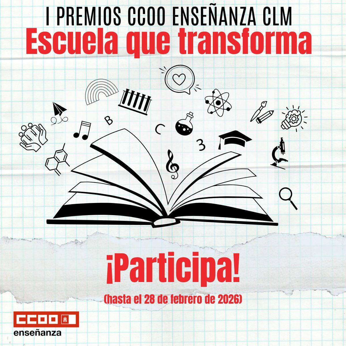Premios CCOO enseñanza clm: "Escuela que transforma"