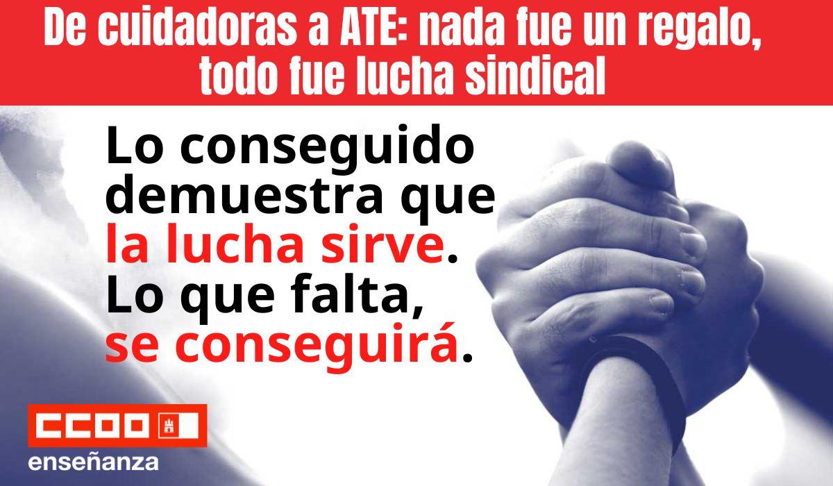 De cuidadoras a ATE: nada fue un regalo, todo fue lucha sindical