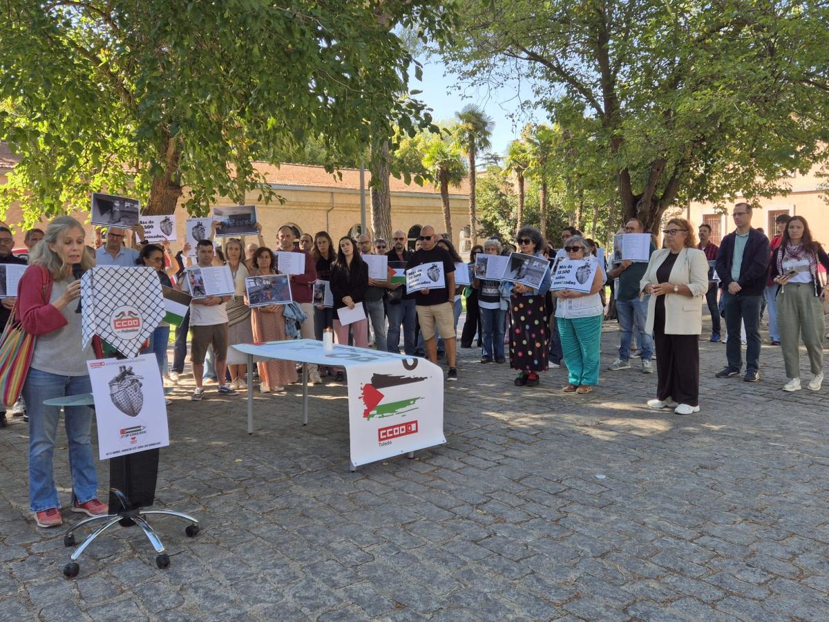 CCOO y la comunidad educativa exigen el cese inmediato del genocidio en Gaza