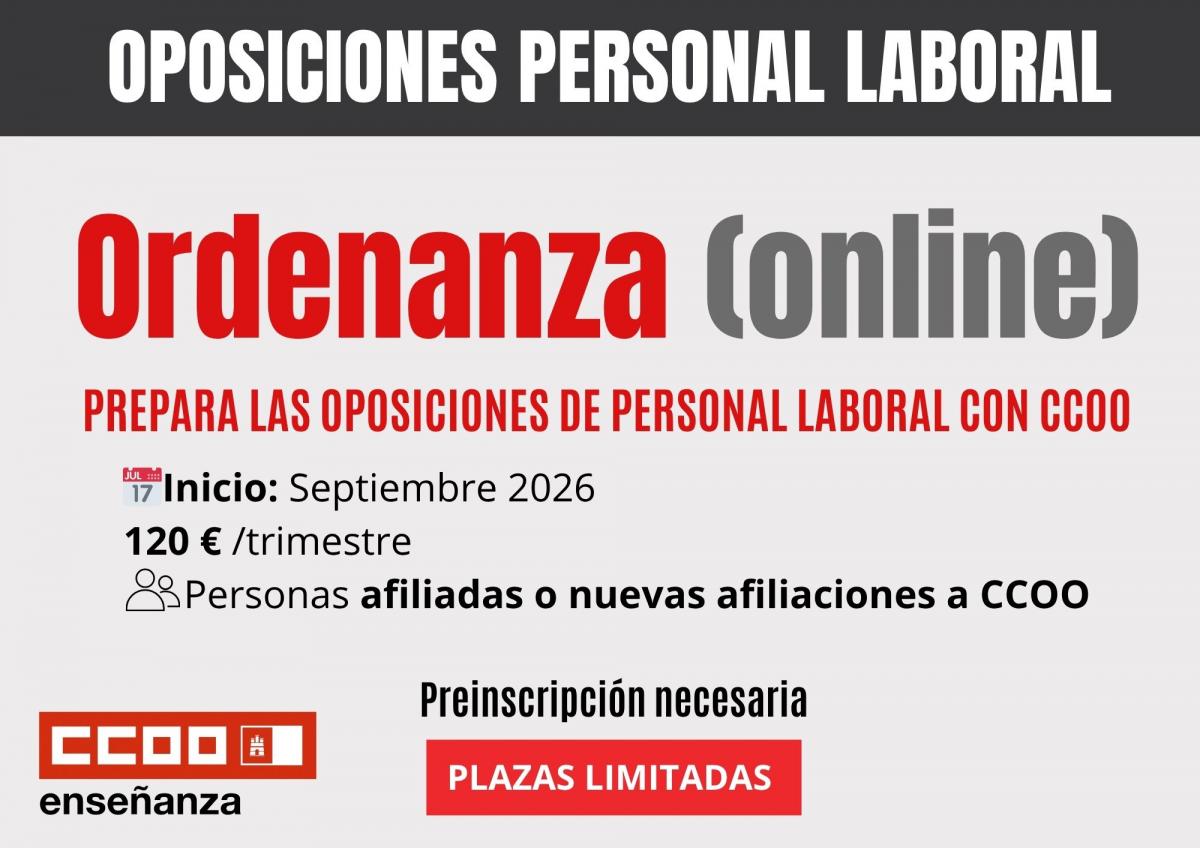 Preparación oposiciones ordenanza