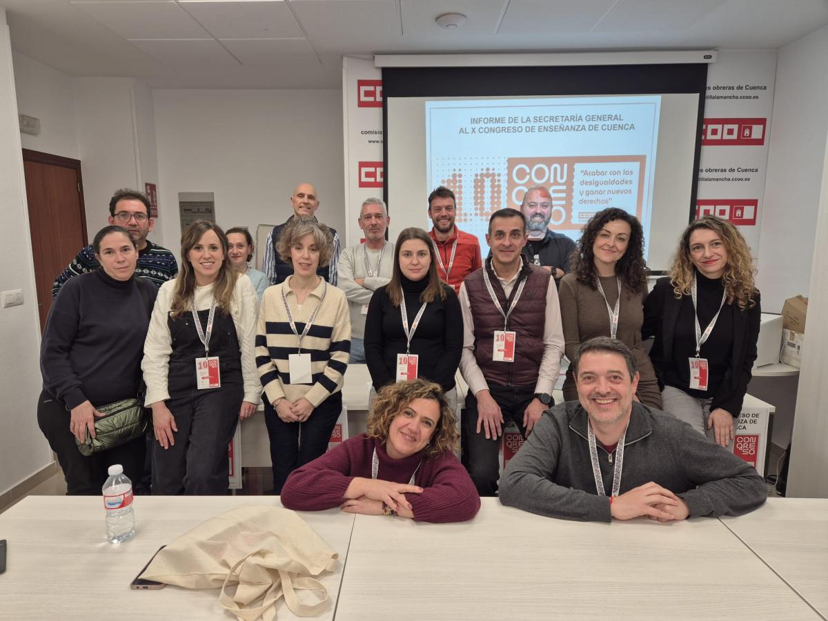 X Congreso de la Federacin de Enseanza de CCOO Cuenca