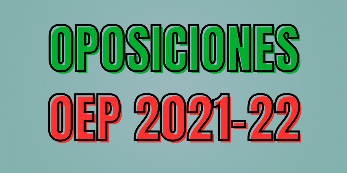 Banner - OEP 2021-22- Concurso-Oposición